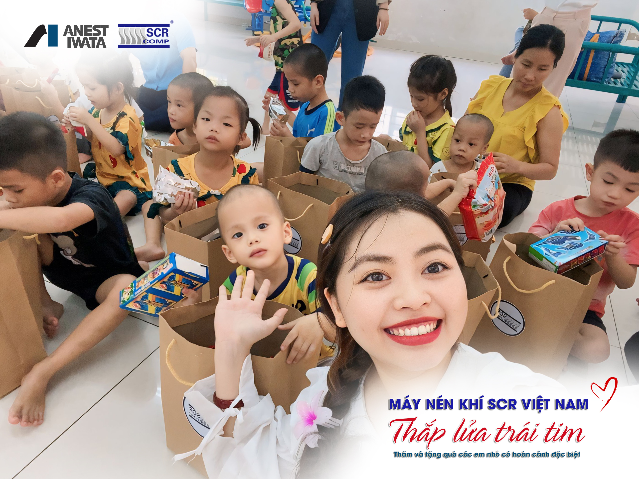 Hành trình thắp lửa trái tim của SCR tới các em nhỏ hoàn cảnh đặc biệt