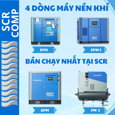 4 dòng máy nén khí tại SCR