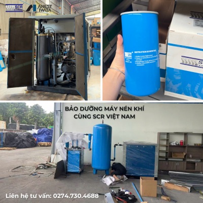 bảo dưỡng máy nén khí trục vít