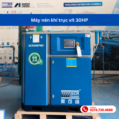 máy nén khí trục vít 50 hp