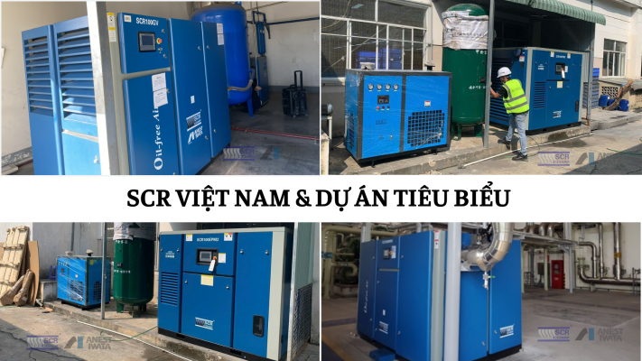 dự án máy nén khí trục vít SCR Việt Nam