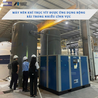 Máy nén khí trục vít & ứng dụng