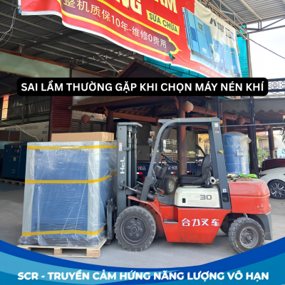 Sai lầm thường gặp khi chọn máy nén khí